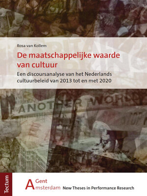 cover image of De maatschappelijke waarde van cultuur